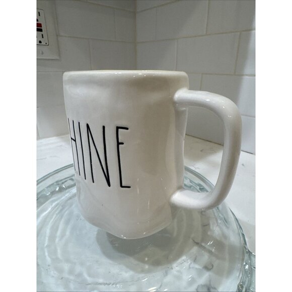 RAE DUNN COFFEE MUG ARTISAN COLLECTION YELLOW SHINE - Picture 2 of 11